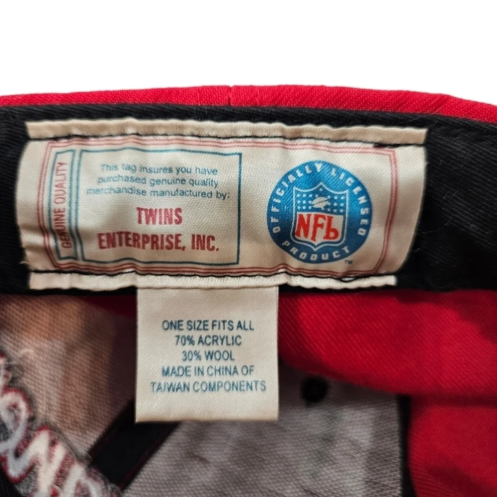 Vintage 90s Twin Enterprises Tampa Bay Buccaneers Wool Blend Baseball‎ Hat